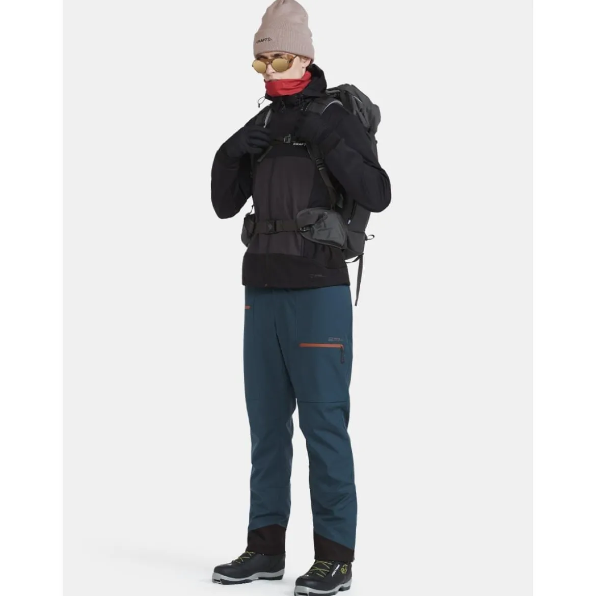 Men's Core Backcountry Hood Jacket - BLACK-SLATE