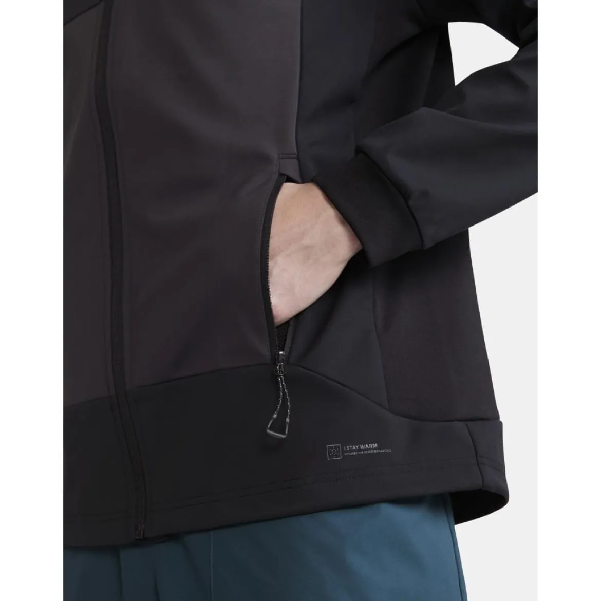 Men's Core Backcountry Hood Jacket - BLACK-SLATE