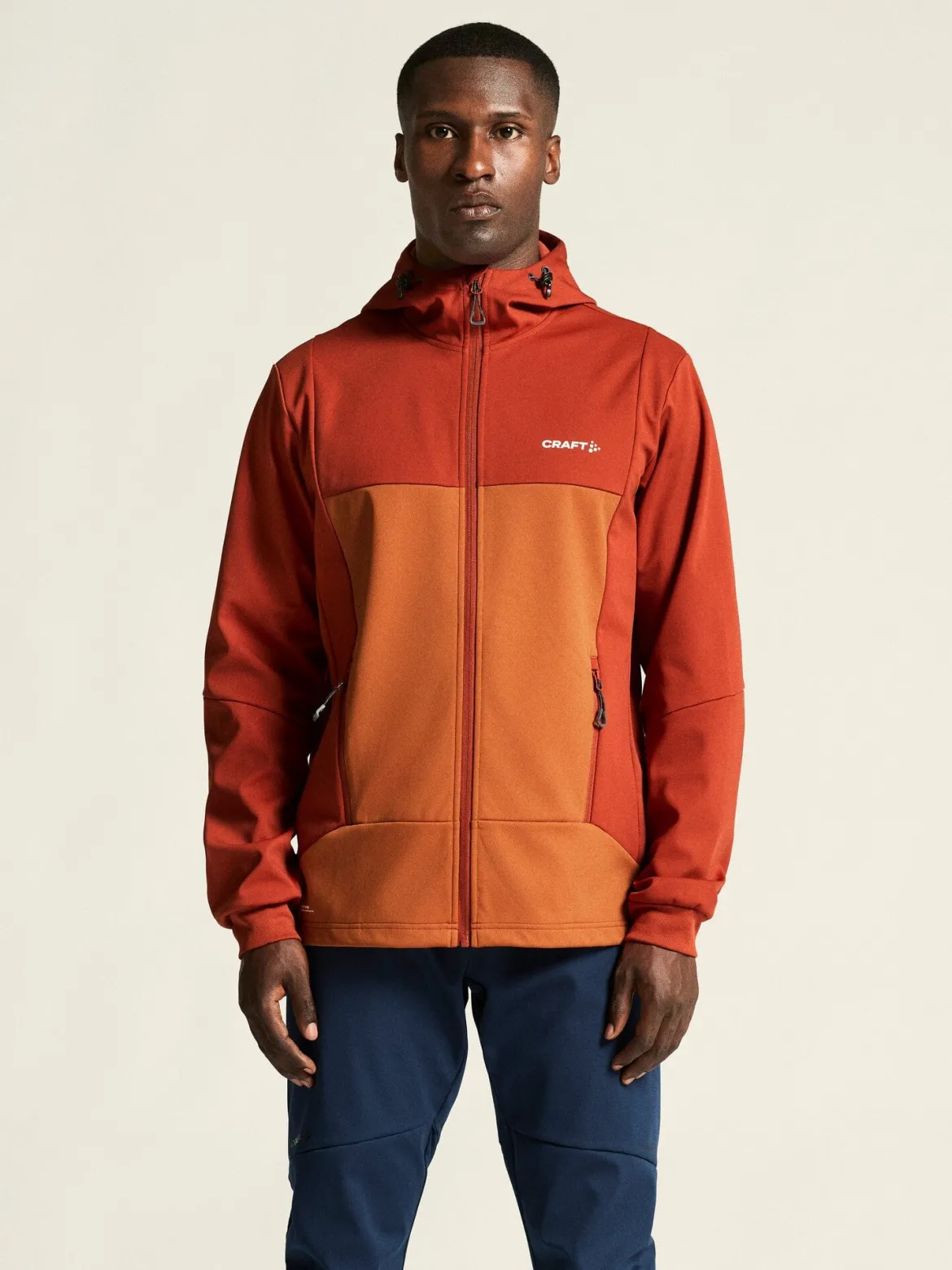 Men's Core Backcountry Hood Jacket - Ochre/Buff