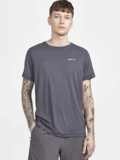 Men's Core Essence Short Sleeve Tee - GRANITE