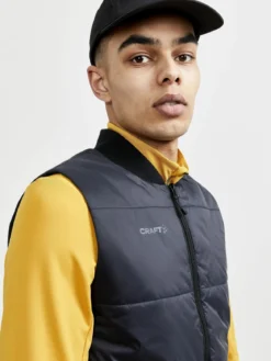 Men's Core Light Padded Vest - Black