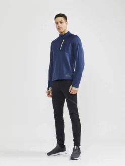 Men's Core Trim Thermal Midlayer - BLAZE MELANGE