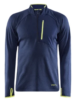 Men's Core Trim Thermal Midlayer - BLAZE MELANGE