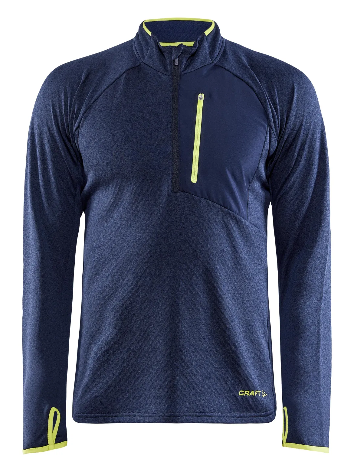 Men's Core Trim Thermal Midlayer - BLAZE MELANGE