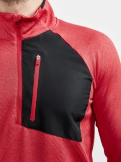 Men's Core Trim Thermal Midlayer - LYCHEE-MELANGE