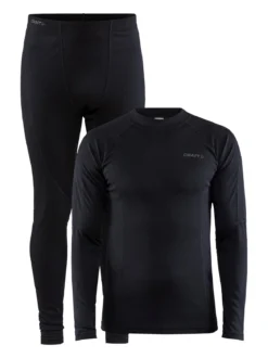 Men's Core Warm Baselayer Set - Black
