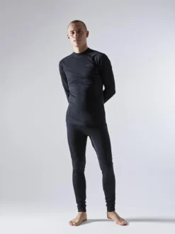Men's Core Warm Baselayer Set - Black