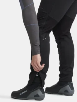 Men's Core XC Training Full-Zip Pants - Black