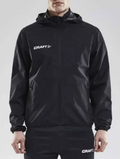 Men's Craft Jacket Rain - BLACK