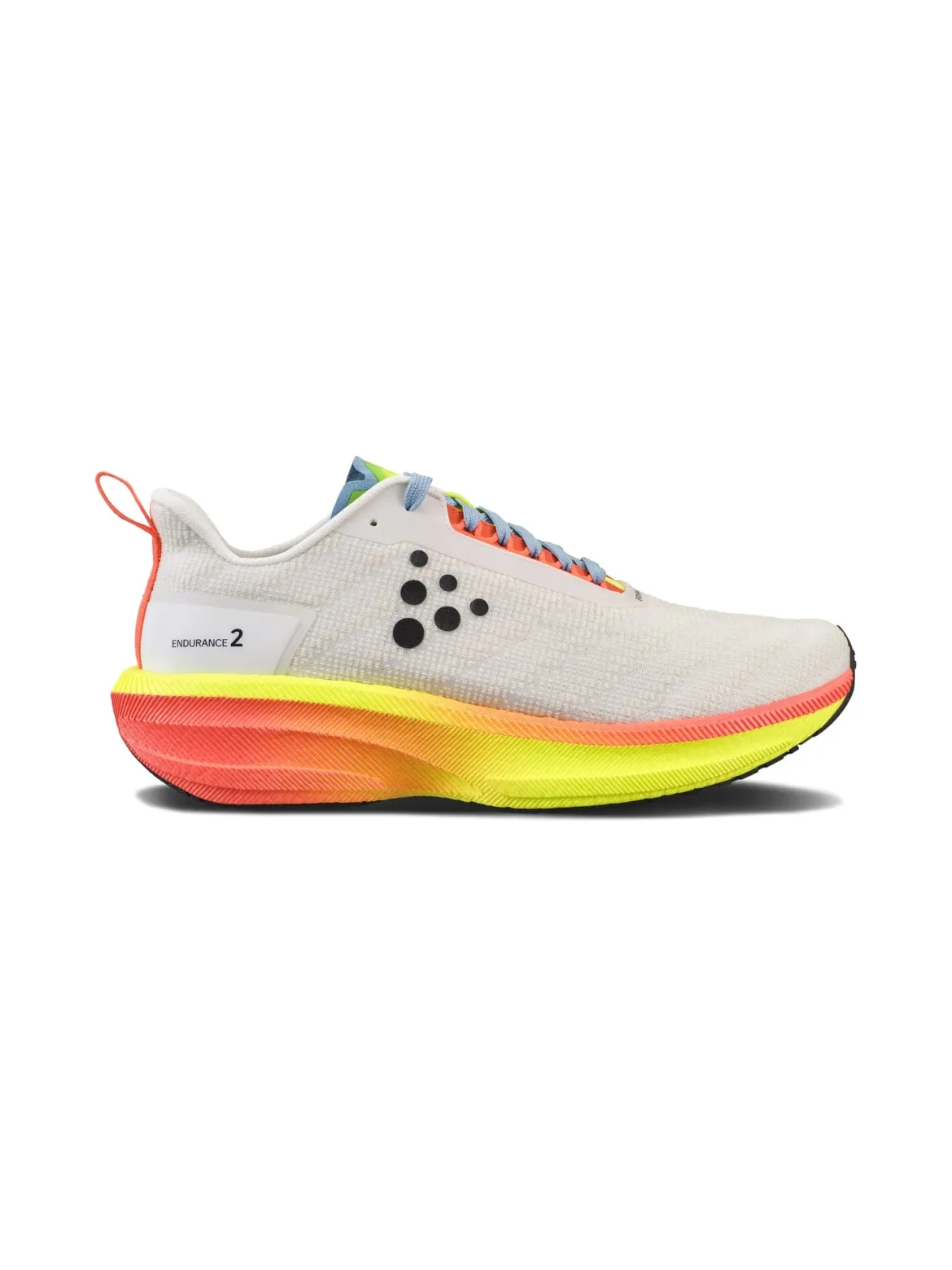 Men's Endurance 2 Running Shoe - Ash White/Shock