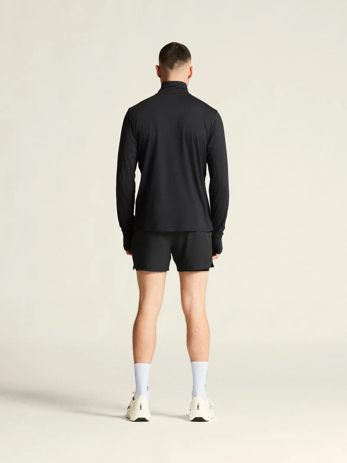 Men's Flow HZ LS - Black Melange