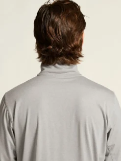 Men's Flow HZ LS - Grey Melange