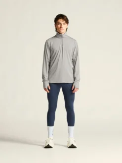 Men's Flow HZ LS - Grey Melange