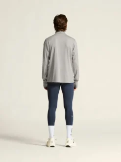 Men's Flow HZ LS - Grey Melange