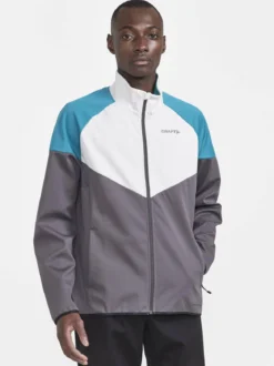 Men's Glide Block Jacket - ASH-DEEP LAKE