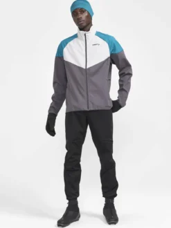 Men's Glide Block Jacket - ASH-DEEP LAKE
