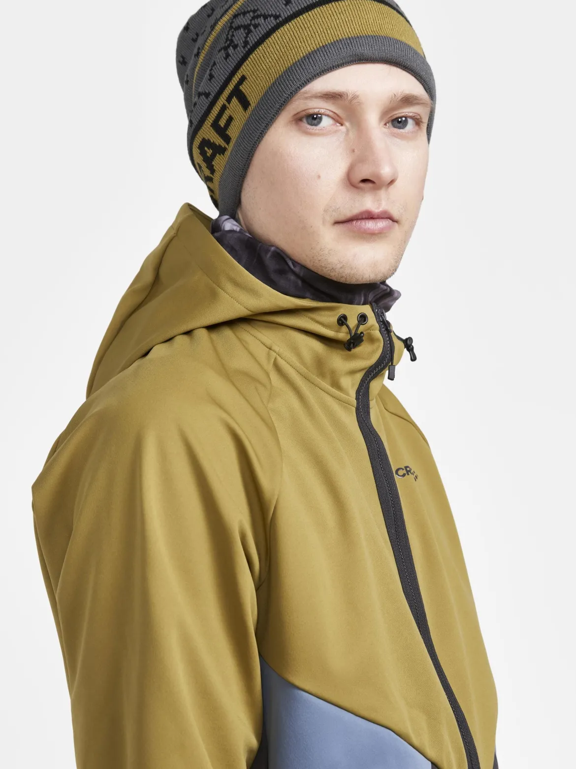 Men's Glide Hood Jacket - ALGAE-SLATE