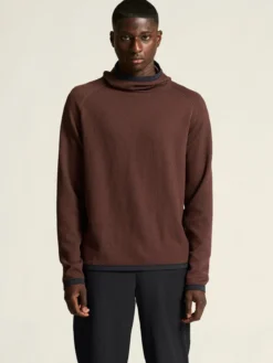 Men's Grid Hood - Prune