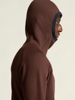 Men's Grid Hood - Prune