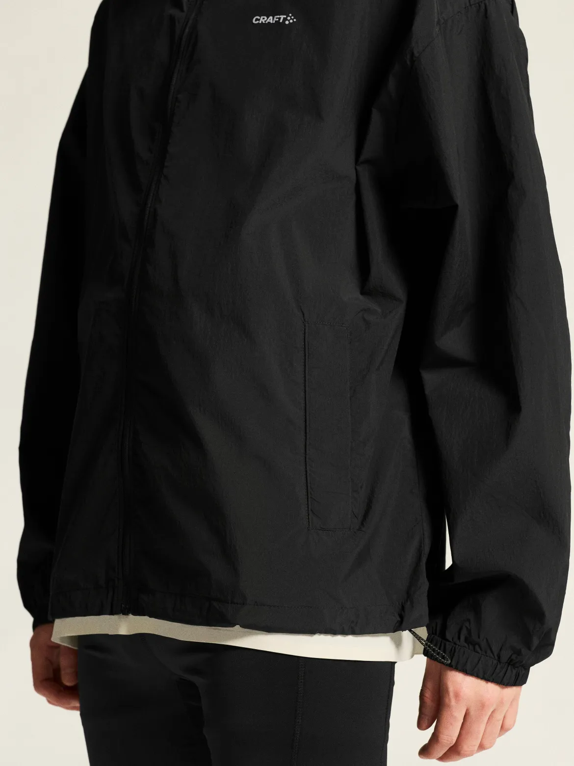 Men's Hypervent Oversized Wind Jacket - Black
