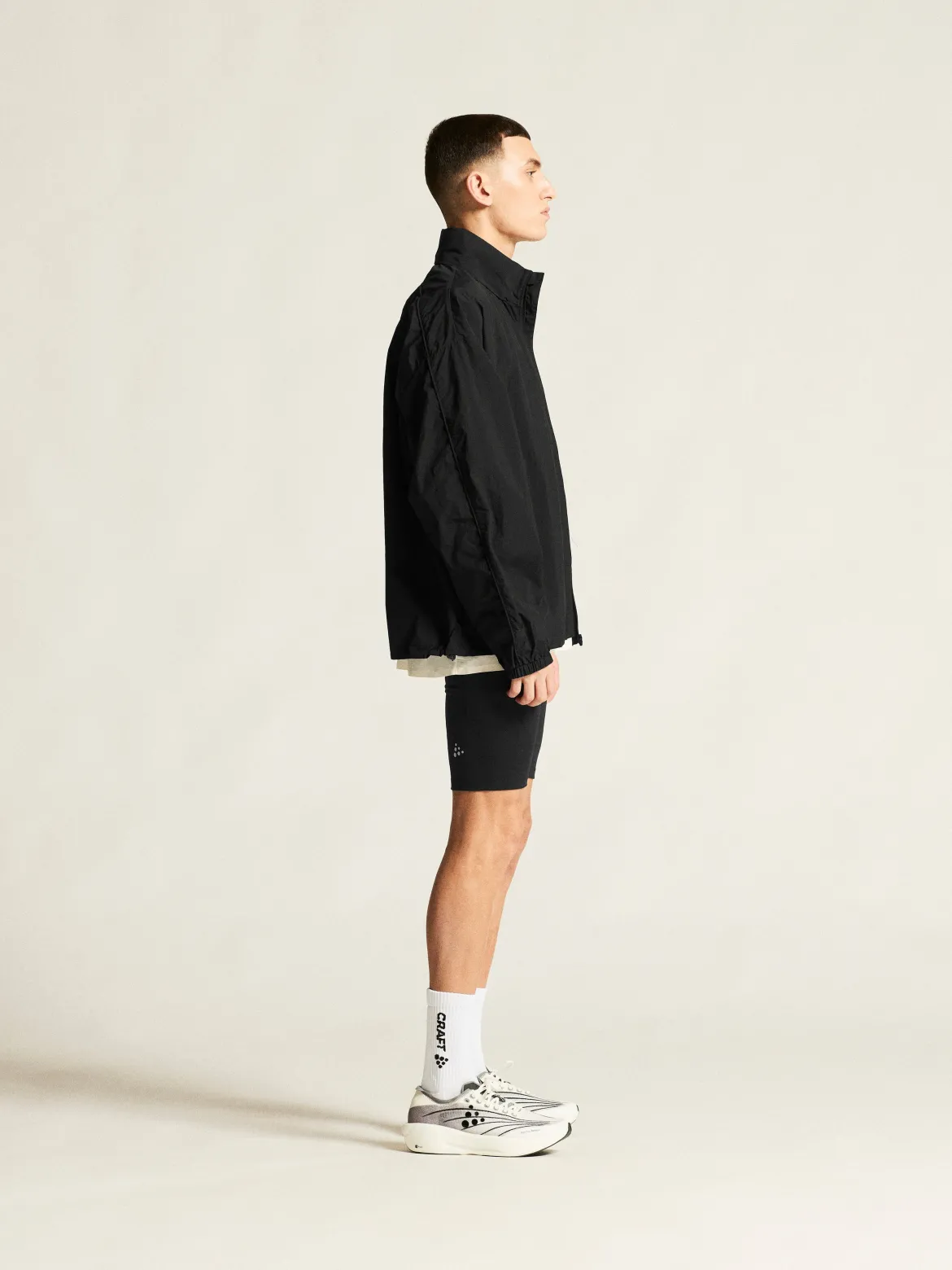 Men's Hypervent Oversized Wind Jacket - Black