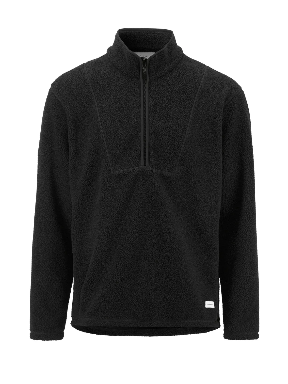 Men's Join Pile Fleece Half-Zip - Black