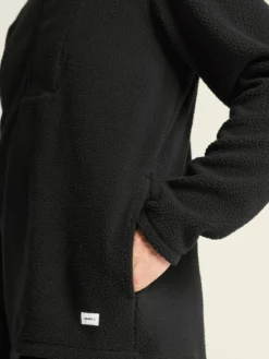 Men's Join Pile Fleece Half-Zip - Black