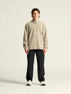 Men's Join Pile Fleece Half-Zip - Hay