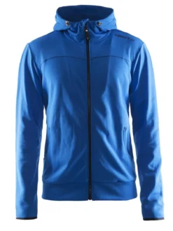 Men's Leisure Full Zip Hoodie - SWEDEN BLUE