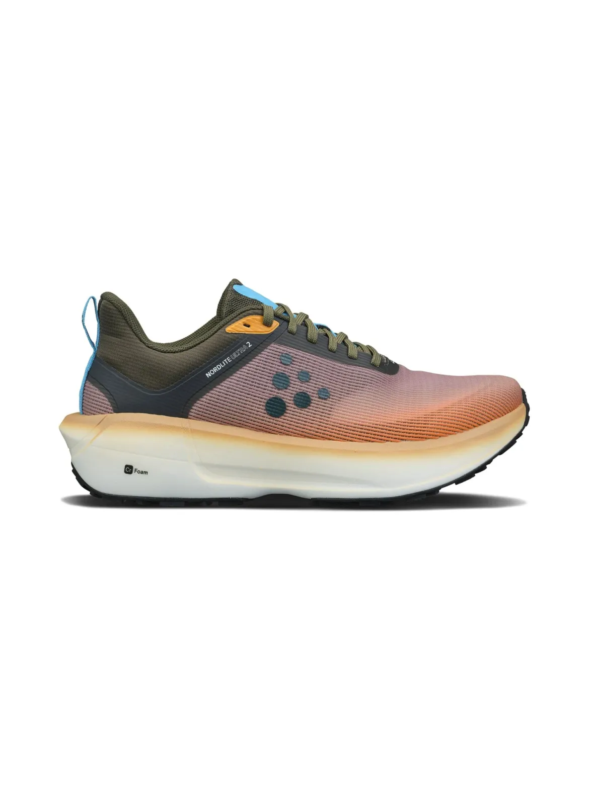 Men's Nordlite Ultra 2 Running Shoe - ORANGE/CONTRAST GREEN