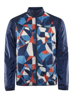 Men's Pro Dazzle Camo Running Jacket - BLAZE/P DAZZLE CAMO