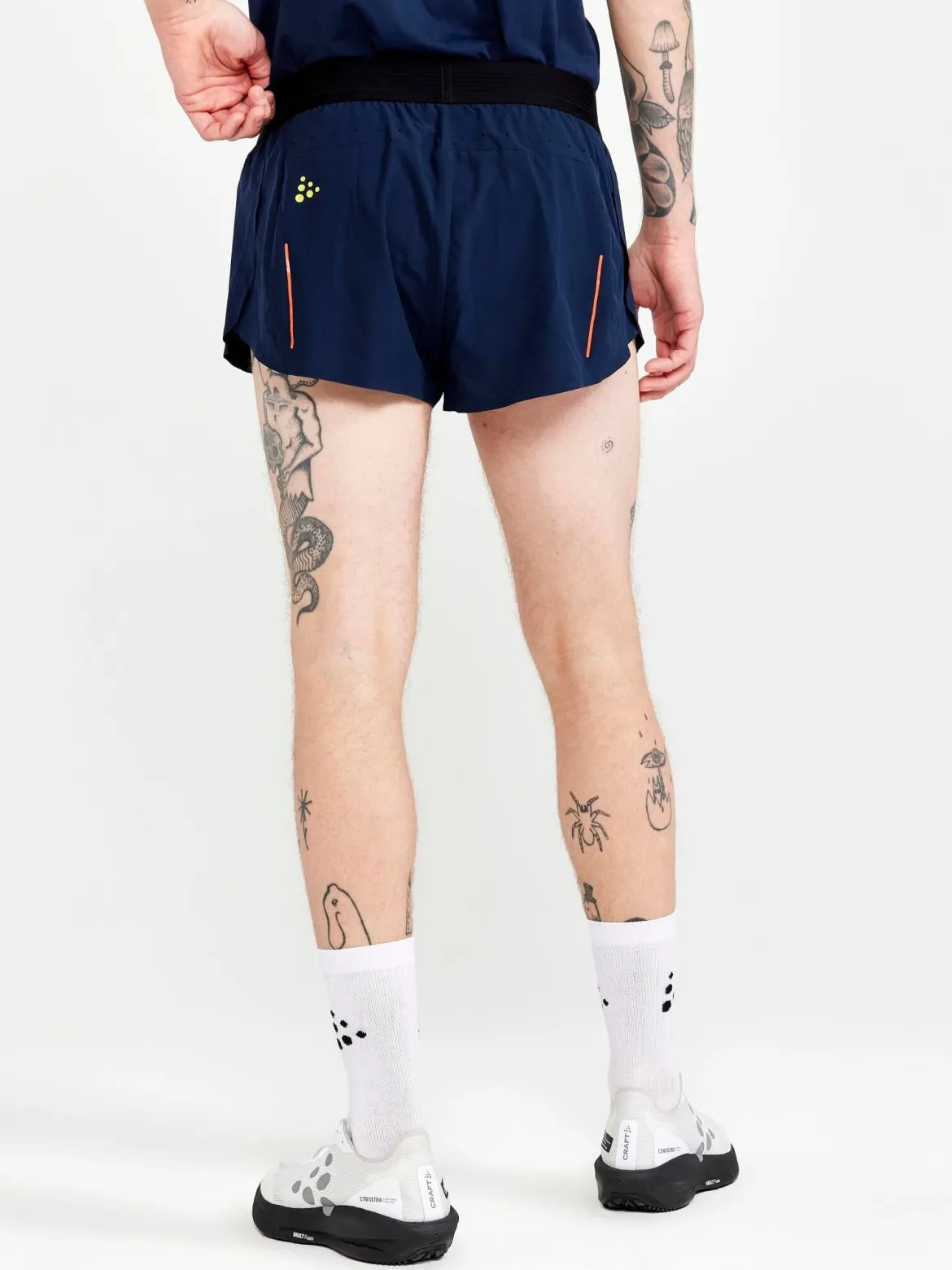 Men's Pro Dazzle Camo Running Shorts - BLAZE/P DAZZLE CAMO