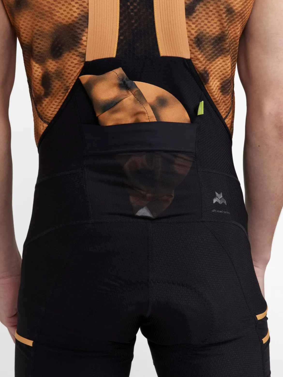 Men's Pro Gravel Bike Bib Shorts - Black/Desert