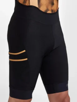 Men's Pro Gravel Bike Bib Shorts - Black/Desert
