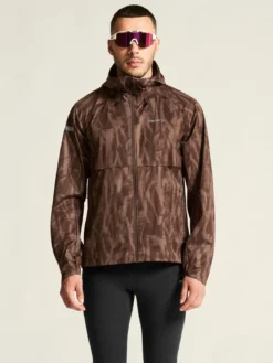 Men's Pro Hydro Running Jacket 3 - PRUNE/MULTI