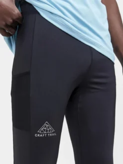 Men's Pro Trail Running Tights - Black