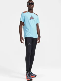 Men's Pro Trail Running Tights - Black