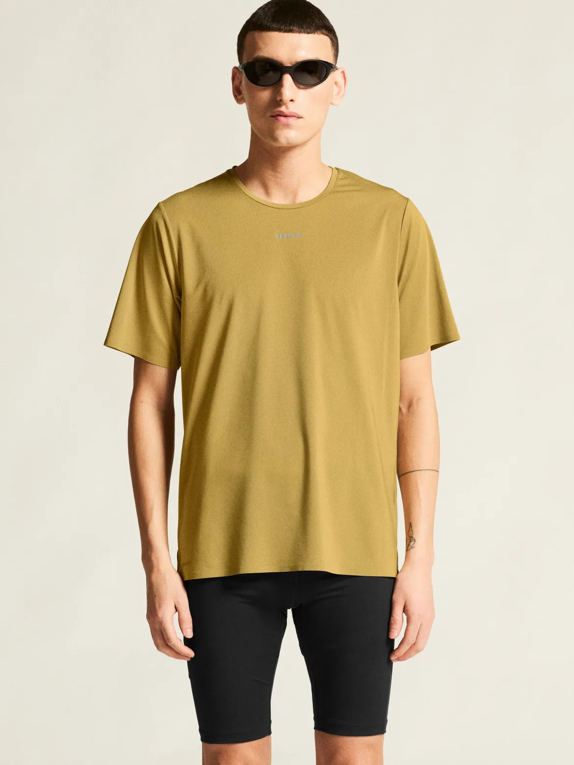 Men's Pro Trail Short Sleeve Tee 2 - KHAKI