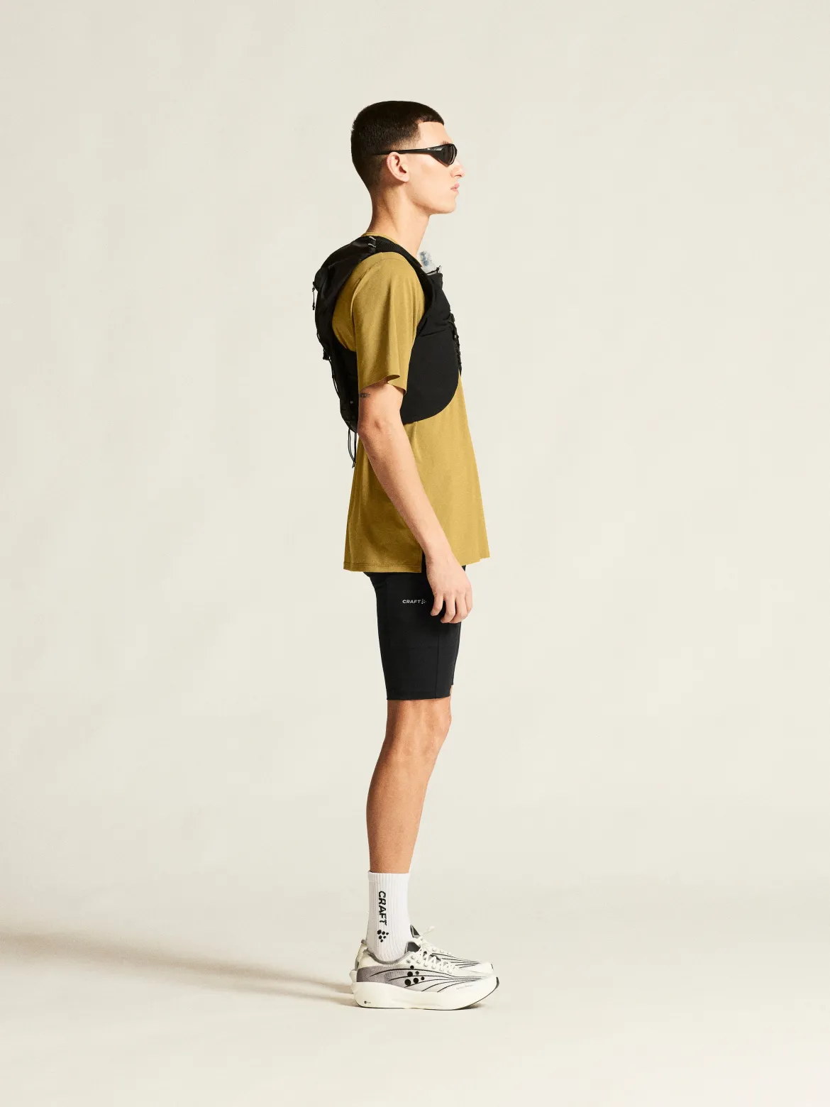 Men's Pro Trail Short Sleeve Tee 2 - KHAKI