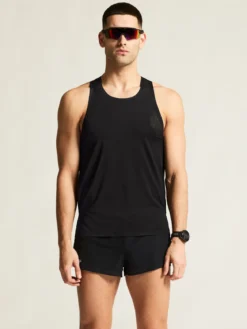 Men's Race Day Singlet 2 - Black