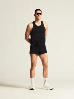 Men's Race Day Singlet 2 - Black