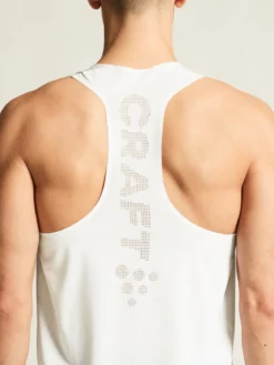 Men's Race Day Singlet 2 - White