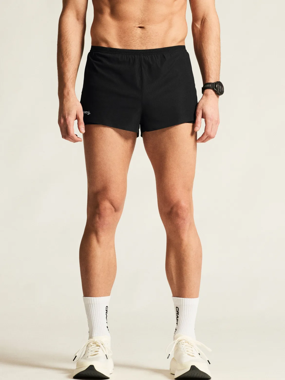 Men's Race Day Split Shorts - Black