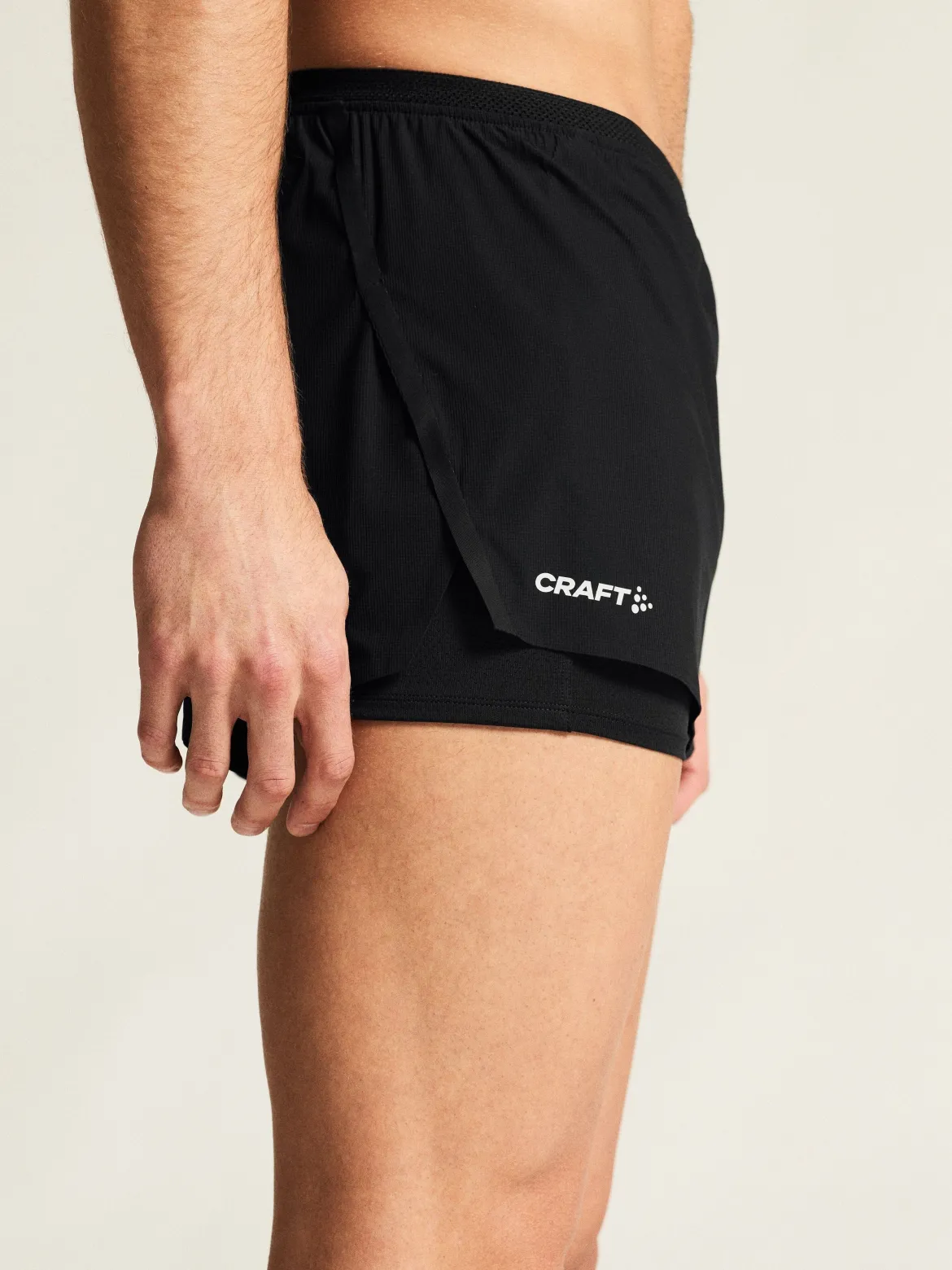 Men's Race Day Split Shorts - Black