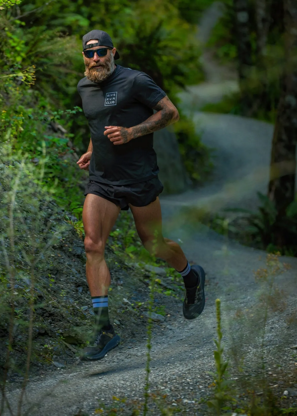 Men's Rivs Run Club Community 2.0 Tee - Black/Rivs1