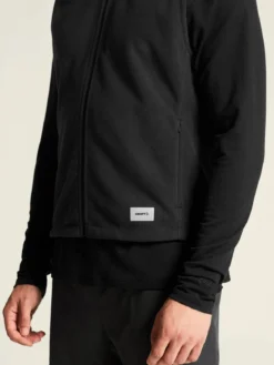 Men's SubZ Fleece Running Vest - Black