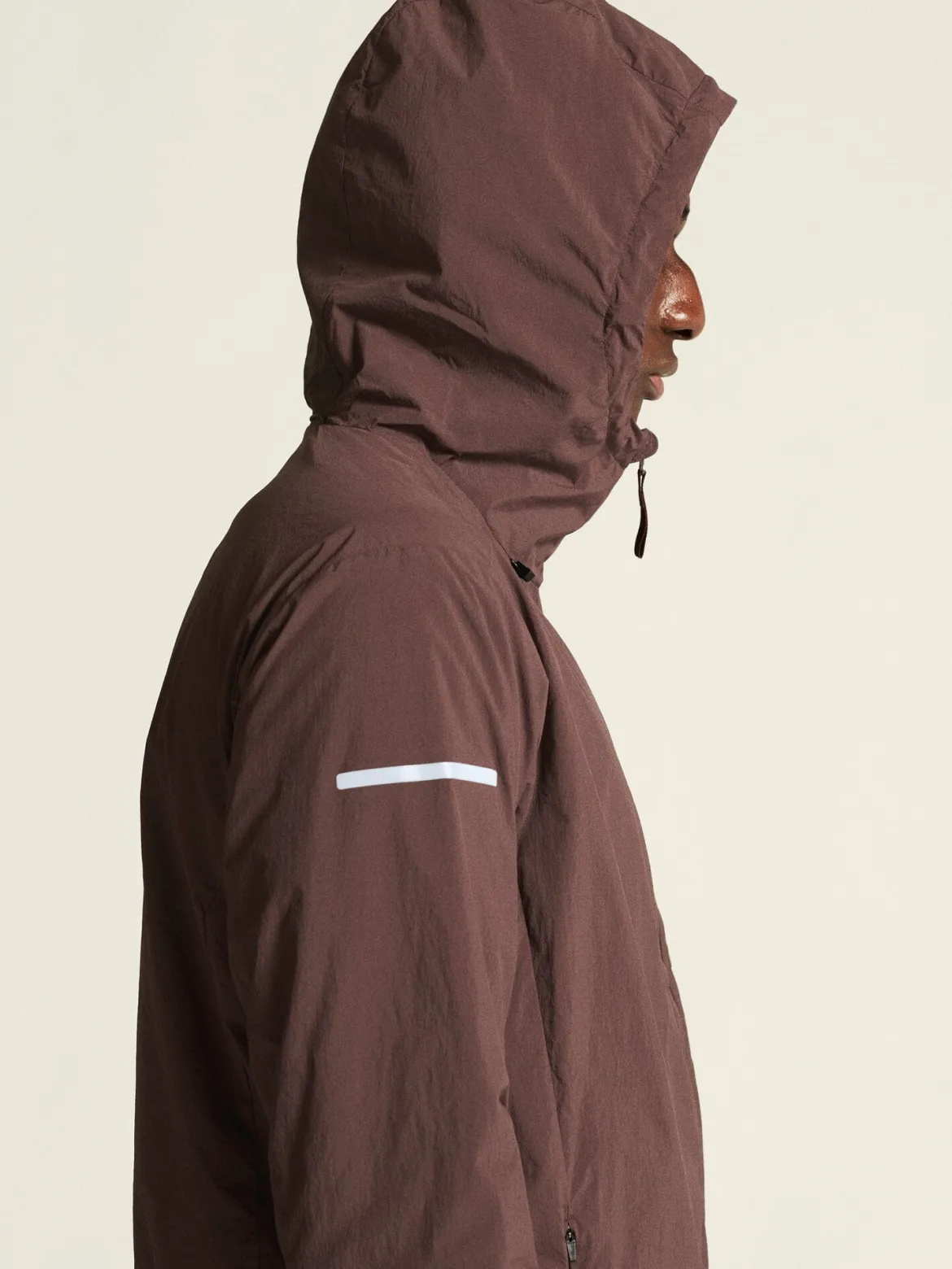 Men's SubZ Light Running Jacket - PRUNE