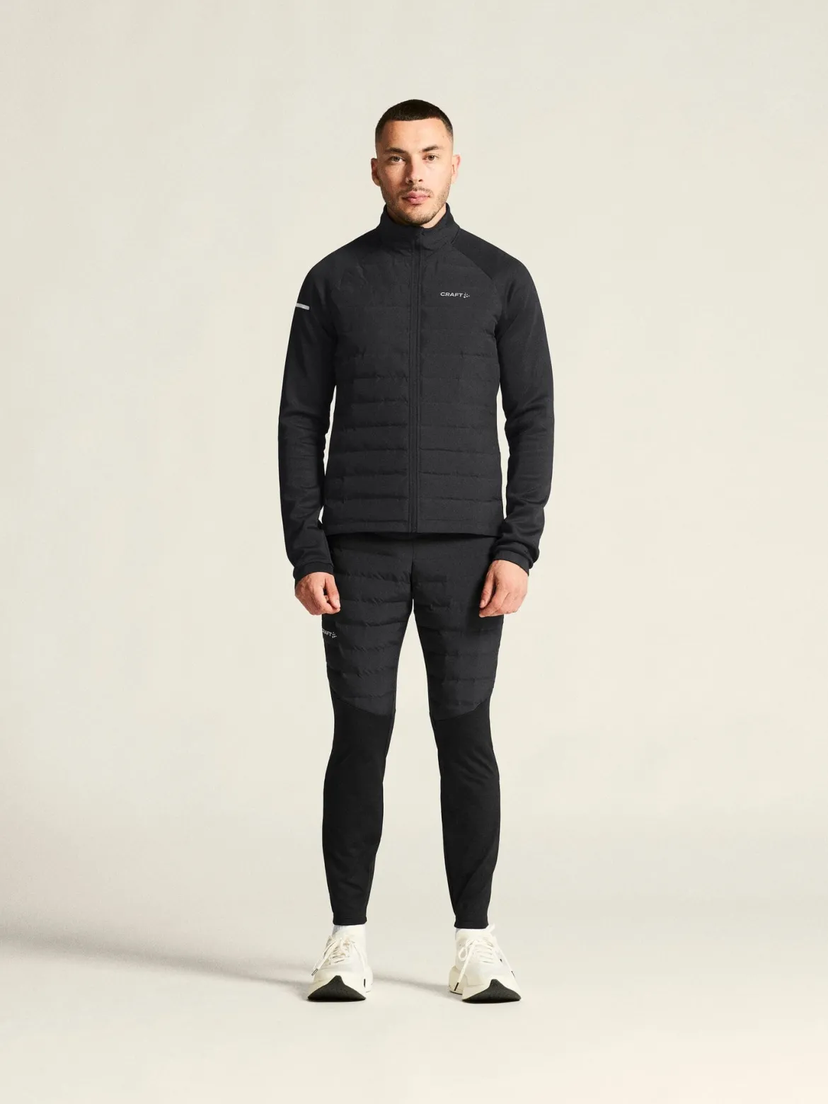 Men's SubZ Running Tights 3 - Black