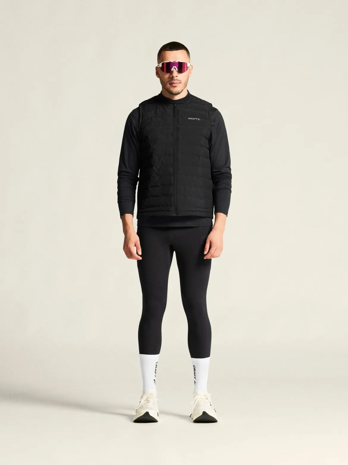 Men's SubZ Running Vest 4 - Black