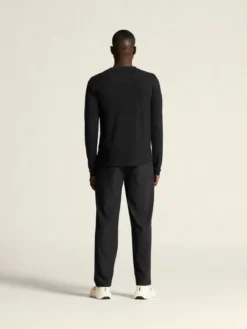Men's Wool Waffle RN - Black
